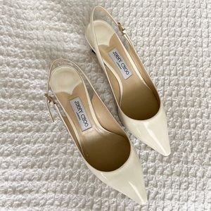COPY - JIMMY CHOO slingback kitten heels